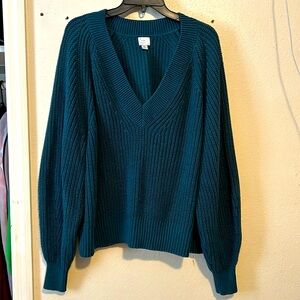 Green Chunky Sweater